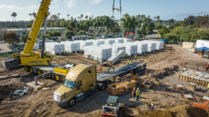 Renewable energy construction site