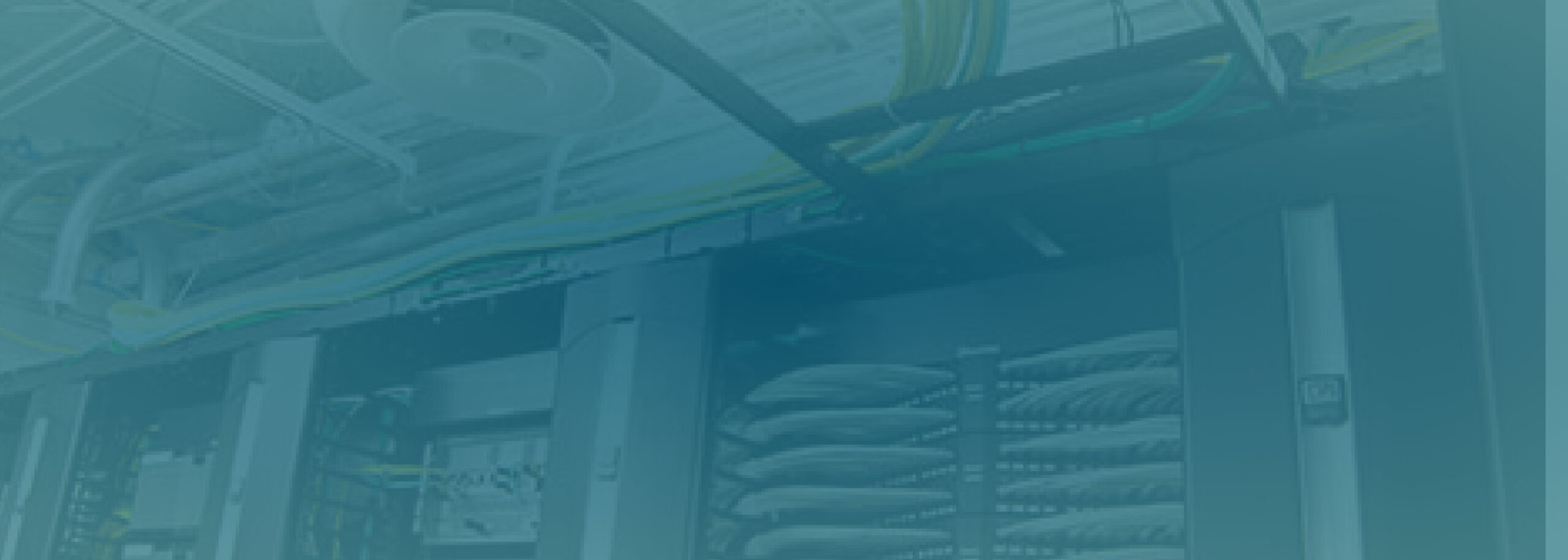 image of wiring with a dark teal overlay